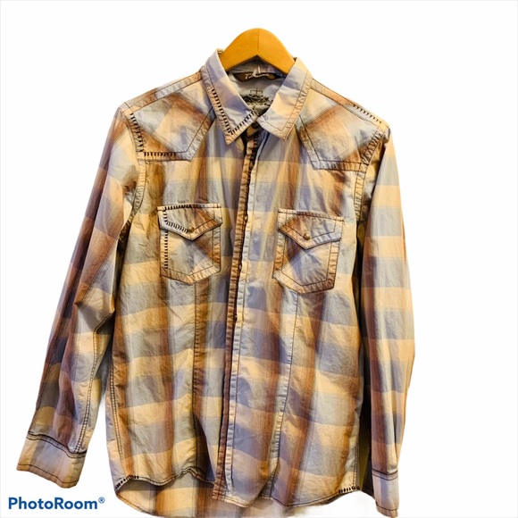 7 DIAMONDS Western Snap Front Canyon Shirt - Picture 1 of 9